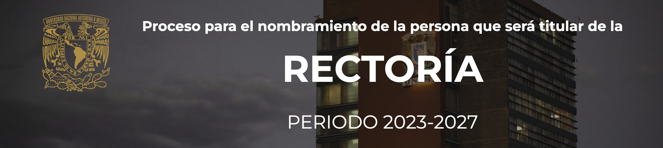Proceso asignación rectoría